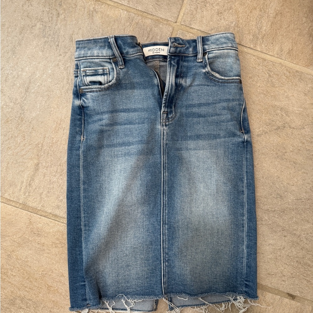 Hidden Blue Denim pencil Skirt size XS